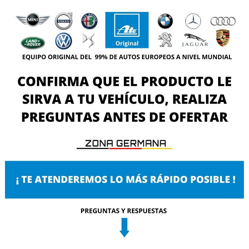 Pastillas Freno Bmw 420i 418i 428i Originales Ate + Sensor