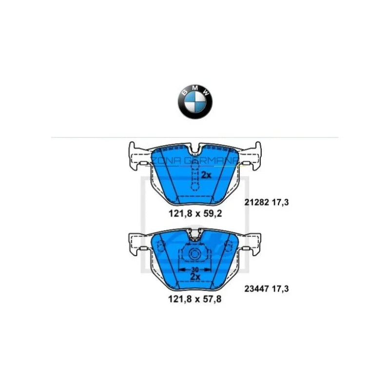 Pastillas De Freno Bmw X5 Original Ate Traseras - ZONA GERMANA