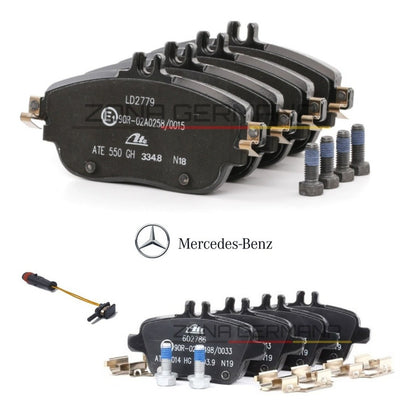 Pastillas Freno Mercedes Benz B180 B200 - Kit Original Ate - ZONA GERMANA