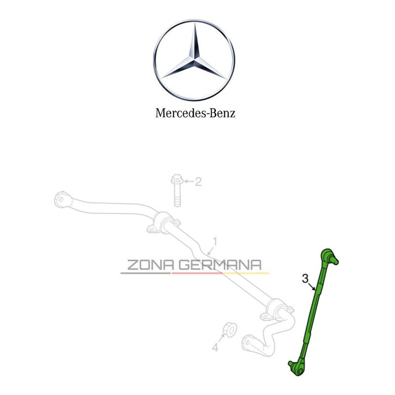 Bieletas Barra Estabilizadora Mercedes Benz A200 A250 Kit X2 - ZONA GERMANA