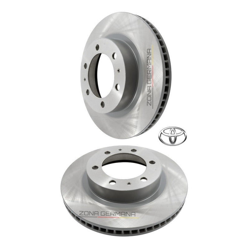 Discos Freno Carbono+ Toyota Fortuner 3.0 4.0 / 4runner - ZONA GERMANA
