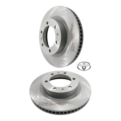 Discos Freno Carbono+ Toyota Fortuner 3.0 4.0 / 4runner - ZONA GERMANA