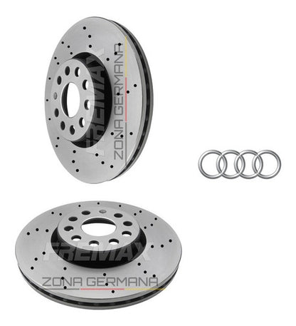 Discos Freno Audi A3 / Audi Q3 / Audi Tt 2.0 - Perforados