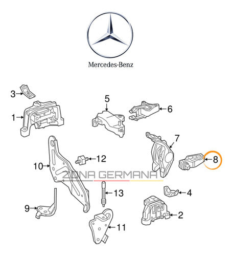 Soporte Motor Mercedes Benz A200 A 200 A250