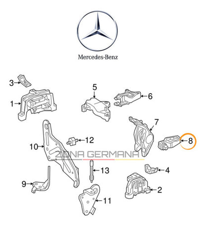 Soporte Motor Mercedes Benz A200 A 200 A250