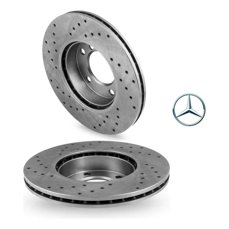 Discos Freno Mercedes Benz Gla200 Gla180 X156 Perforados - ZONA GERMANA