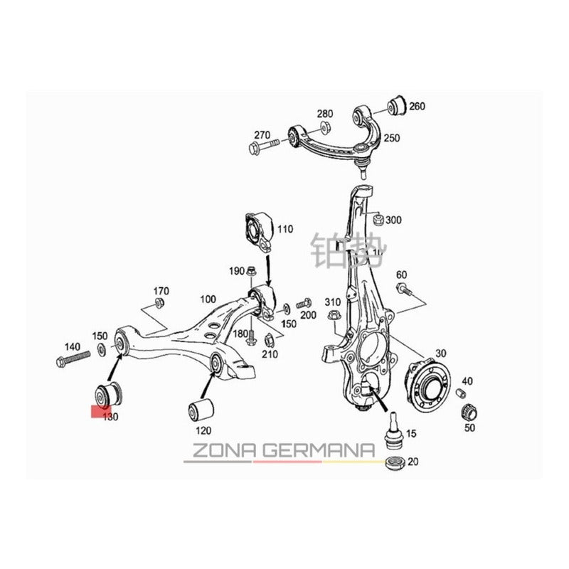 Buje Tijera Mercedes Benz Ml 350 Ml 250 Ml Amg - ZONA GERMANA