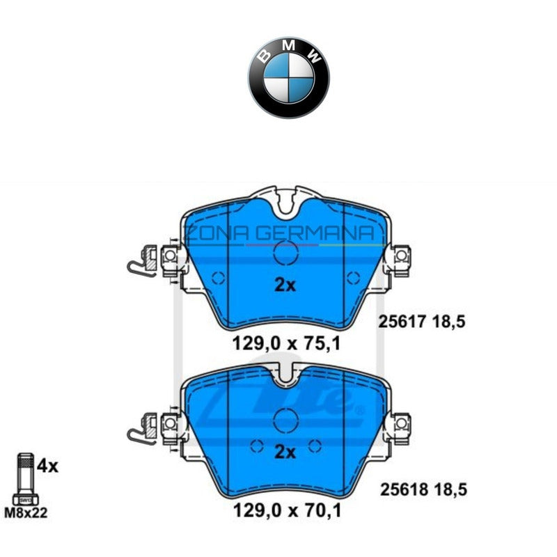 Pastillas Freno Bmw X3 X4 G01 G02 Original Ate - ZONA GERMANA