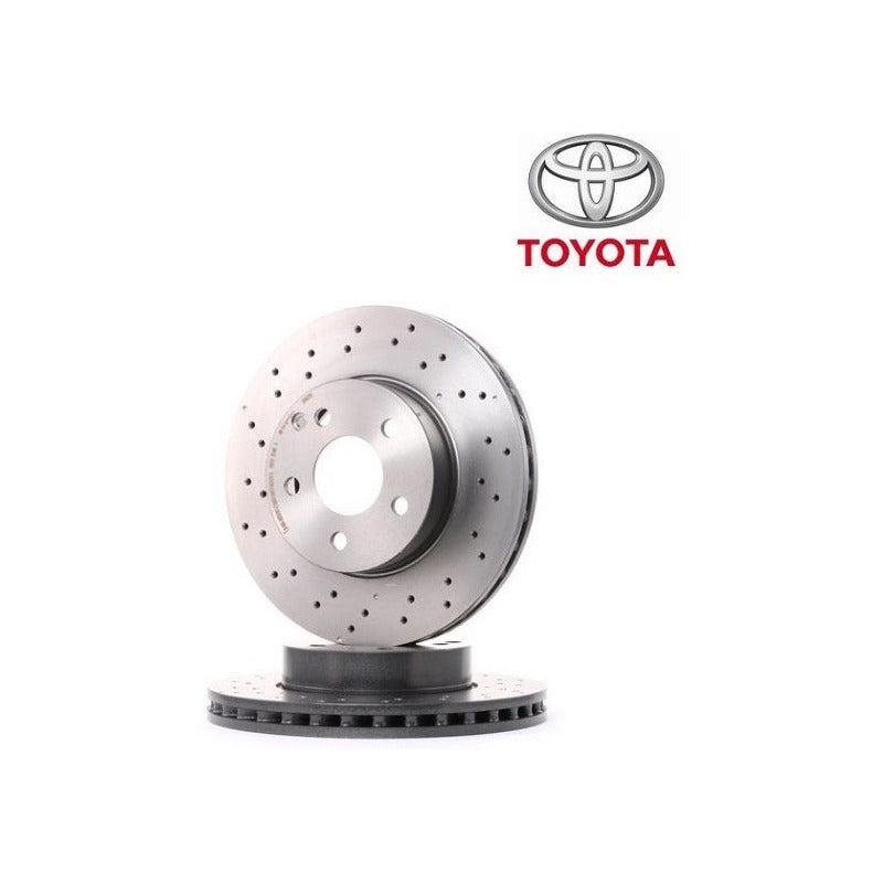 Discos Freno Toyota Hilux 2.4 Hilux Srv 2.8 - Perforados - ZONA GERMANA