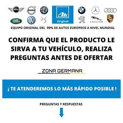 Pastillas Freno Trasero Volkswagen Tiguan Original Ate - ZONA GERMANA