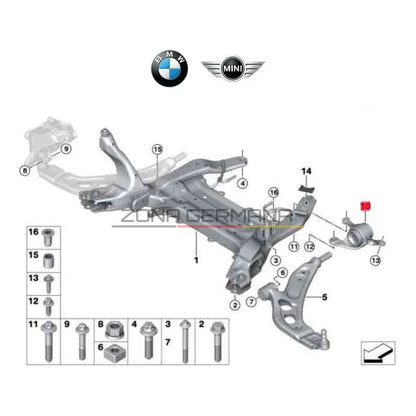 Buje Tijera Bmw X1 Bmw X2 Buje Soporte Bmw X1 F48 Bmw X2 F39 - ZONA GERMANA
