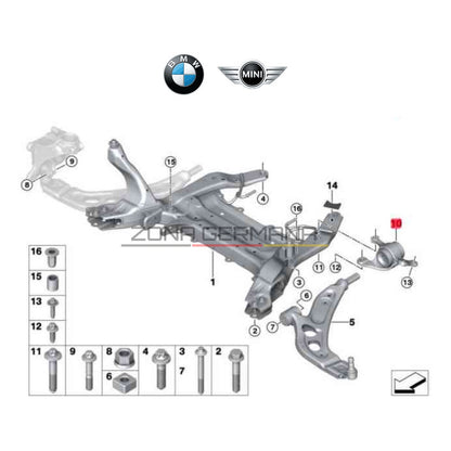 Buje Tijera Bmw X1 Bmw X2 Buje Soporte Bmw X1 F48 Bmw X2 F39