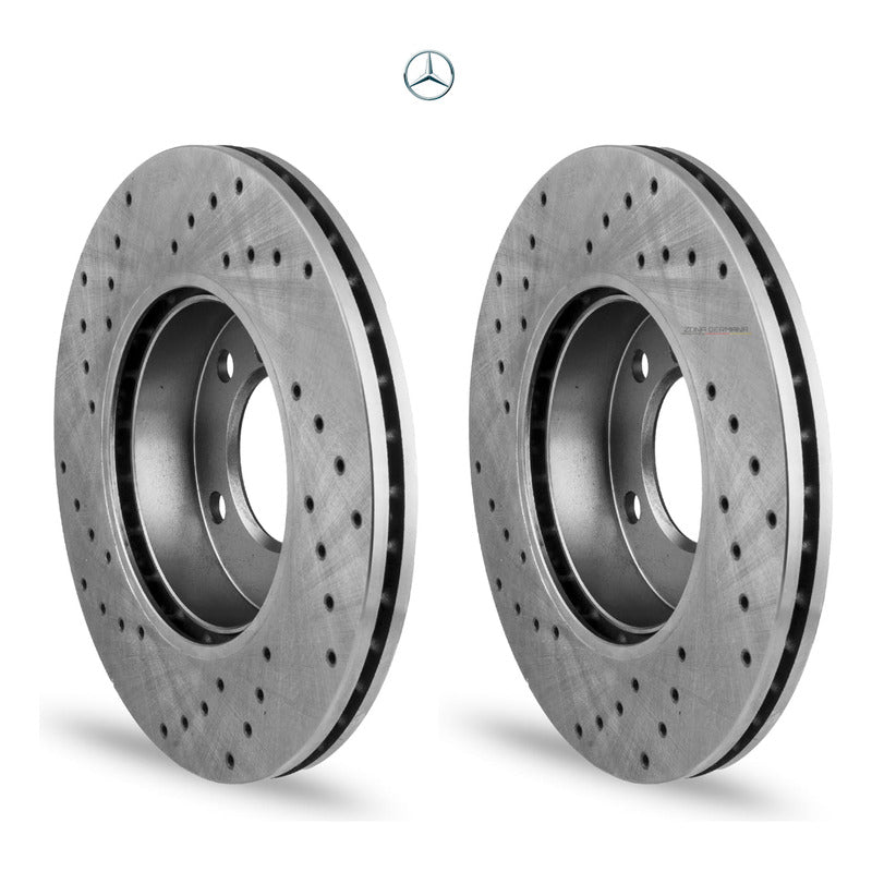 Discos Freno Mercedes Benz Gla200 Gla180 X156 Perforados - ZONA GERMANA