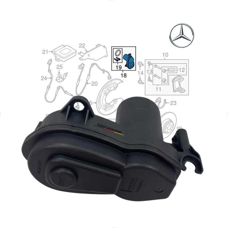 Actuador Freno Eléctrico Mercedes Benz Gle 350d Gle 250d Gle