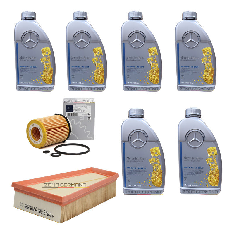 Cambio Aceite Y Filtros Mercedes Benz B200 B180 Kit Original - ZONA GERMANA
